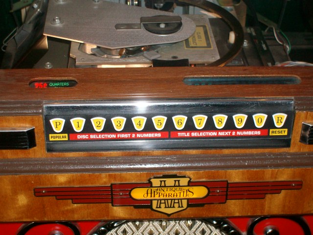 Antique Apparatus Nostalgic Music counter R-91 Tabletop Jukebox Musikbox