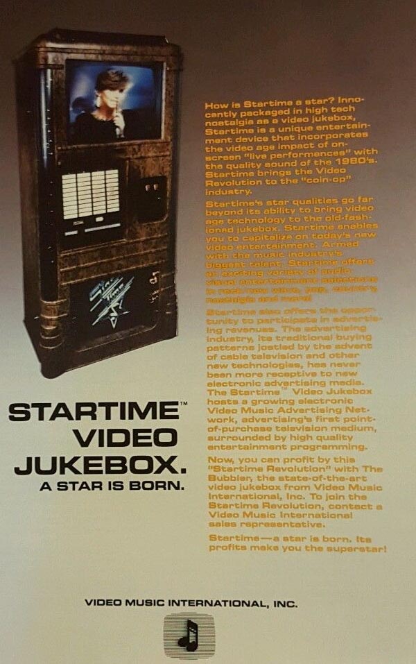 Music Video Box Jukebox Musikbox Startime VMI