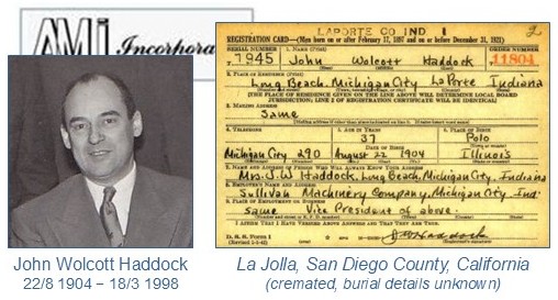 John Wolcott Haddock, president AMI