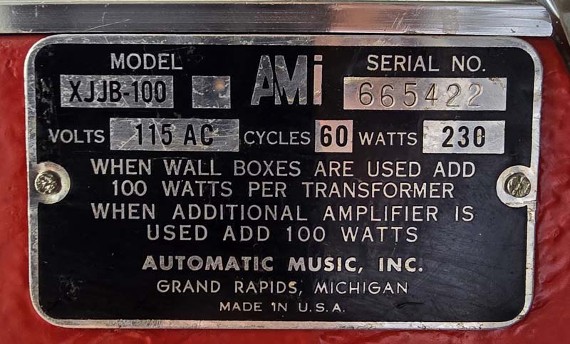 AMI Continental Conti Jukebox Musikbox