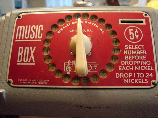 Buckley Music Box Wallbox Jukebox Musikbox