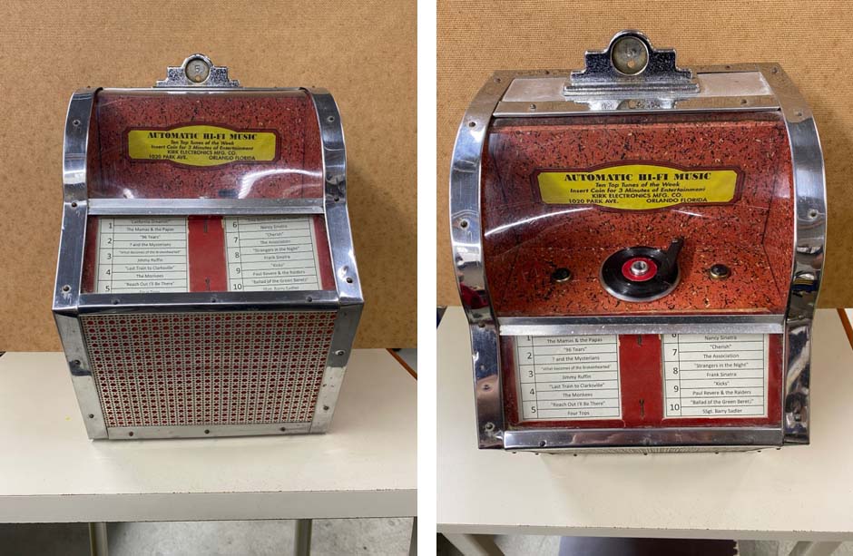Kirk Electronics Minute Music Tape 4-track Phonograph Jukebox