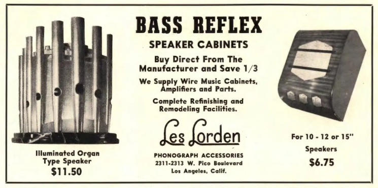 Leslie Edwin Lorden Jukebox Musikbox