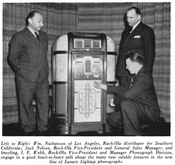 William WM Nathanson Jukebox Musikbox