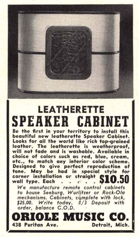 Oriol Leatherette Speaker