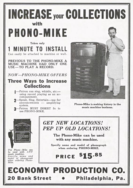 Economy Production Phono Mike