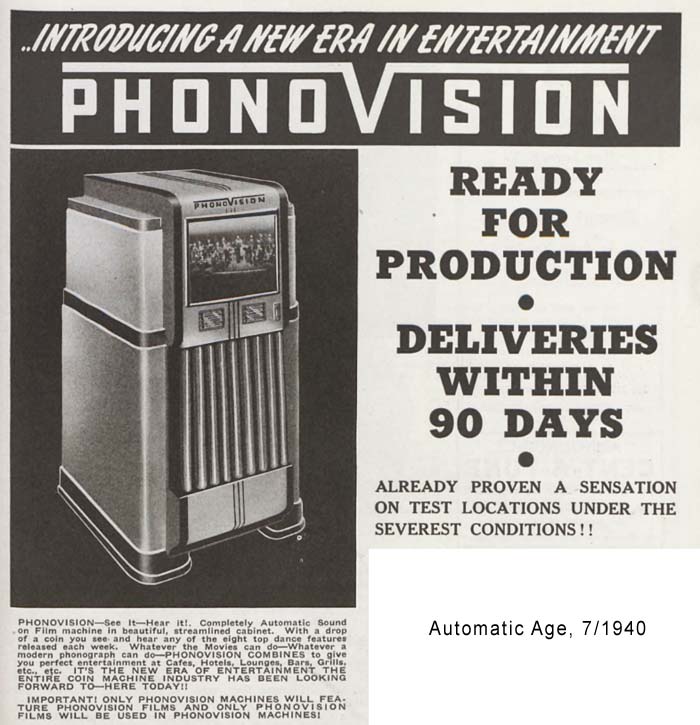 Phonovision Jukebox Musikbox