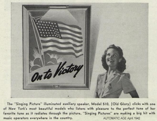 Tri-Way 510 Singing Picture Old Glory