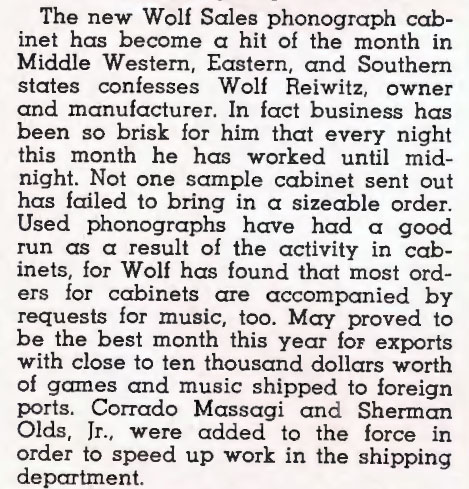 Wolf Sales Co. Inc.