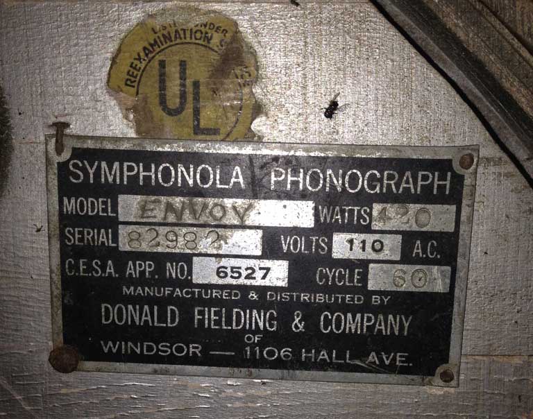 Fielding Envoy Phonograph