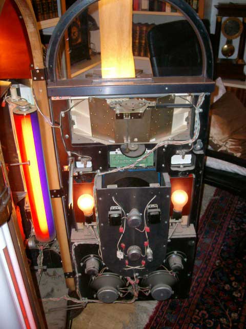 Antique Apparatus Peacock Jukebox