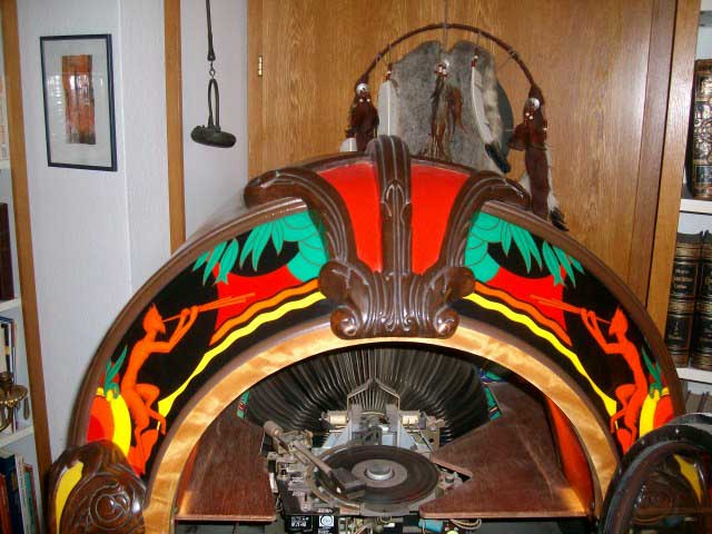 Antique Apparatus Peacock Jukebox