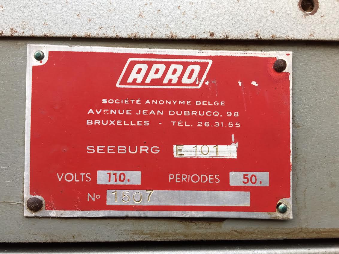 Seeburg E101 APRO Belgieque Belgie Belgien 