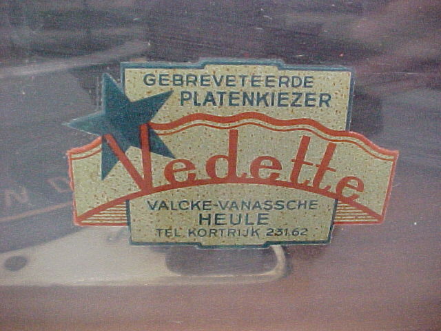 Valcke Vanaasch Heule Vedette Jukebox Musikbox