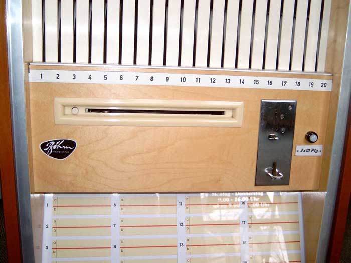 Minibox böhm sachsenklang Jukebox Musikbox