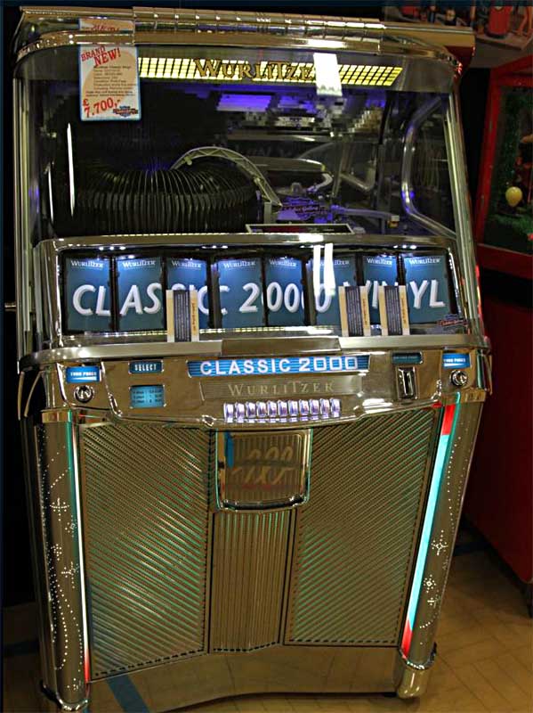 Deutsche Wurlitzer 2000 Classic Vinyl Jukebox Musikbox