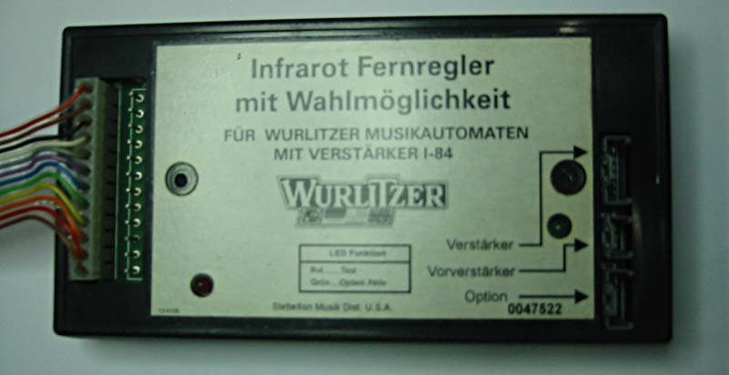 Deutsche Wurlitzer Fernregler Remote Volume Control