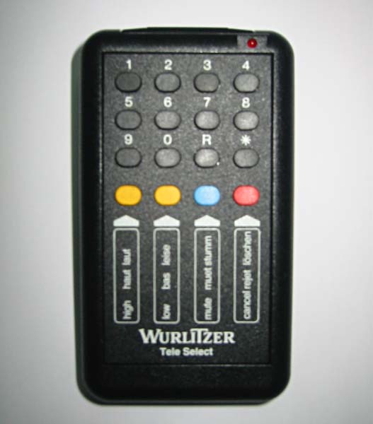 Deutsche Wurlitzer handsender remote Control