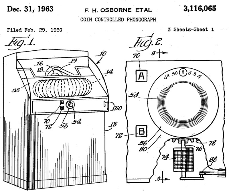 Lyric M Deutsche Wurlitzer Patent Osborne Tuttle