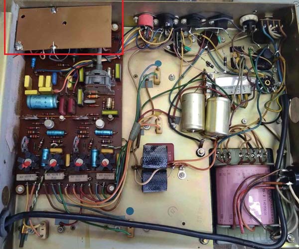 Verstärker Dt. Wurlitzer 1971  AVC Pegelausgleich