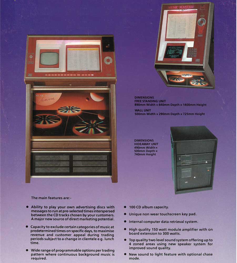 MHG Music Master Jukebox