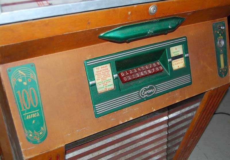 Evans Century 2045 Jukebox Phonograph Musikbox