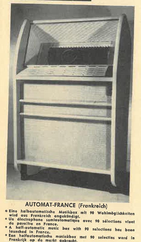 Automat France Jukebox