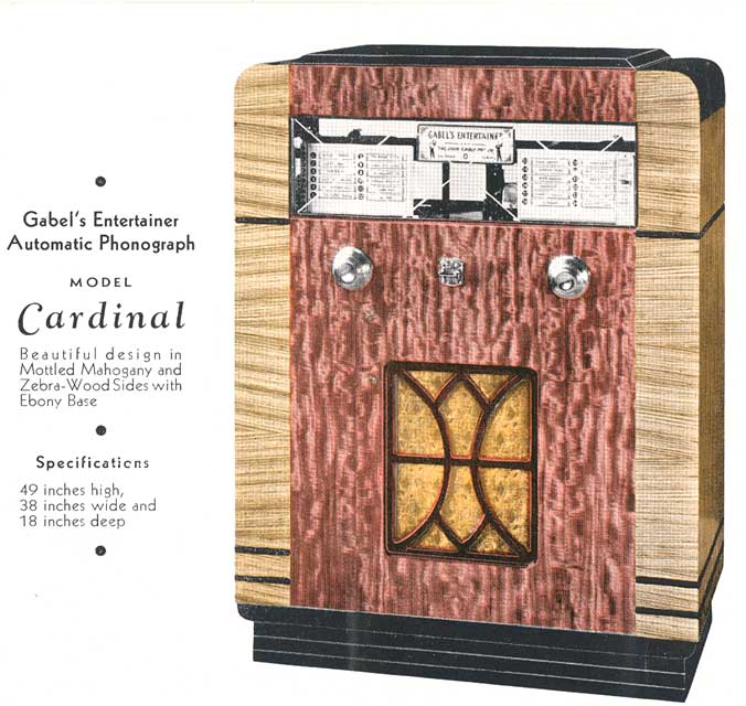 Gabel Cardinal Jukebox Musikbox
