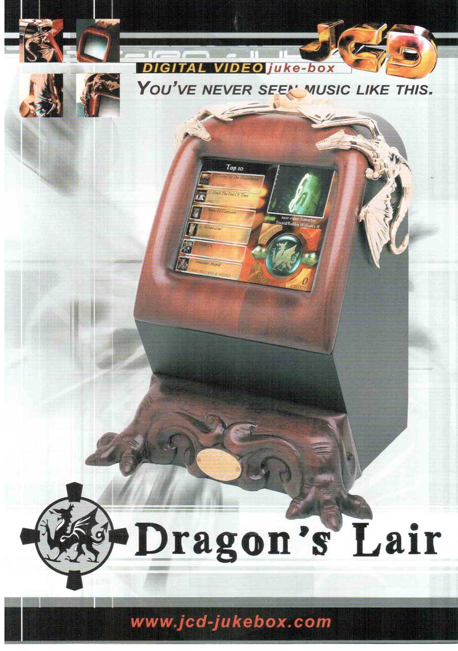 JCD Dragon's LairJukebox Fonografos Musikbox Jukebox