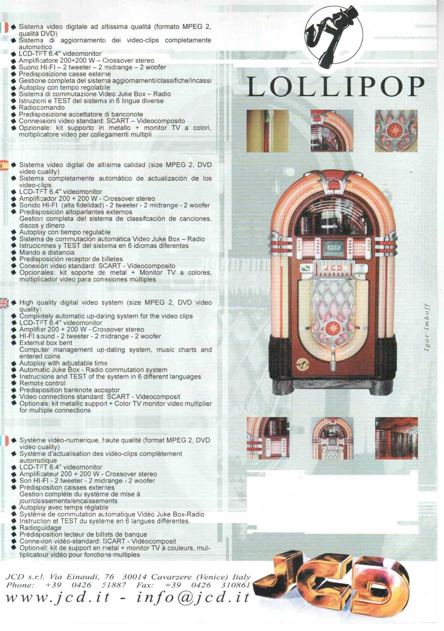 JCD Dragon's LairJukebox Fonografos Musikbox Jukebox