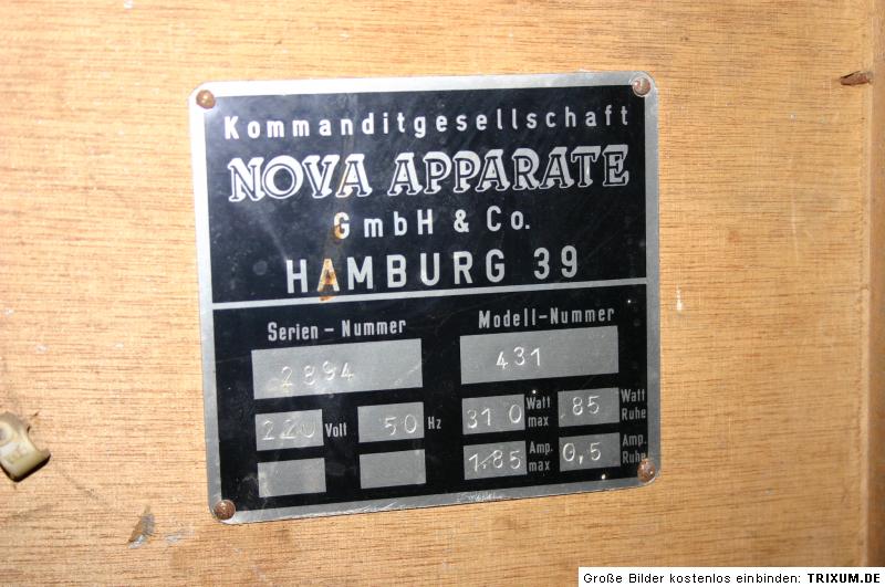 Nova 431 kellerbox Hideaway Jukebox Musikbox Phonograph