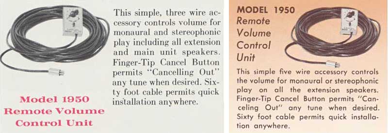 Rock-Ola Remote Volume Control 1950