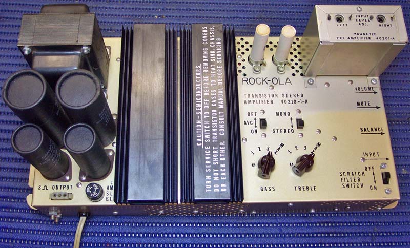 Rock-Ola 40218-1A Amplifier Jukebox Musikbox