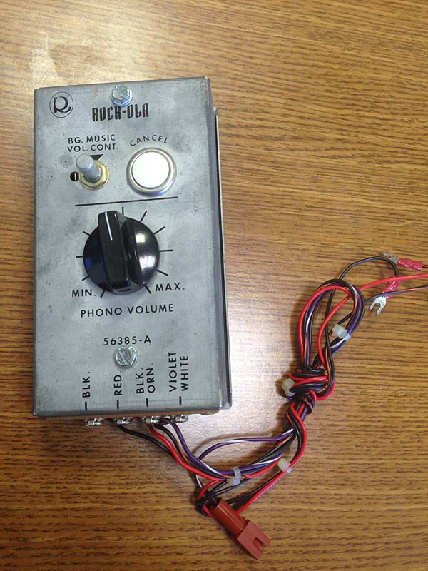 Rock-Ola Remote Volume Control