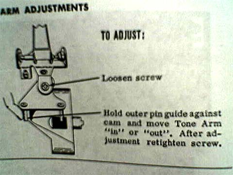 Rock-Ola Tonearm Adjustments