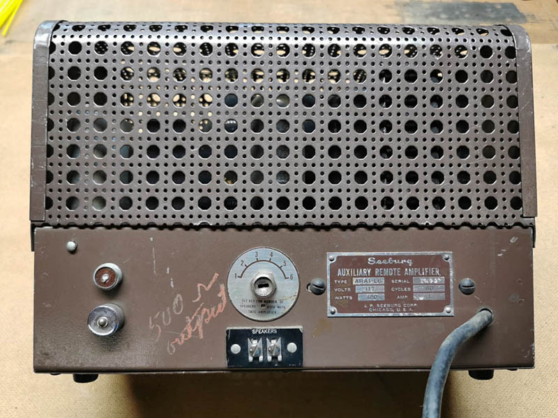 Seeburg Auxiliary Amplifier zusatzverstärker ARA1-L6