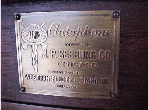 Seeburg Autophone Phonograph Jukebox Musikbox