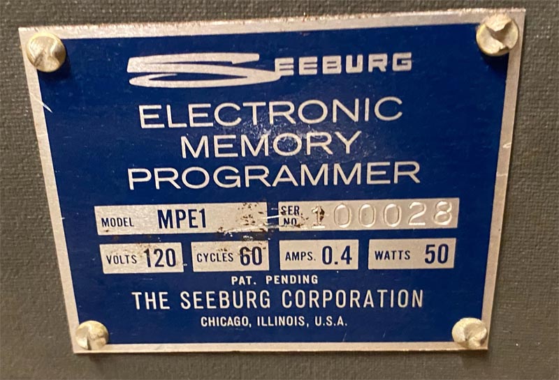 Seeburg Background Music System MPE-1