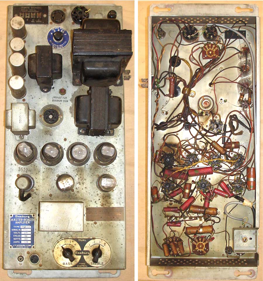 Seeburg M100B Jukebox Musikbox MRA2 Amplifier