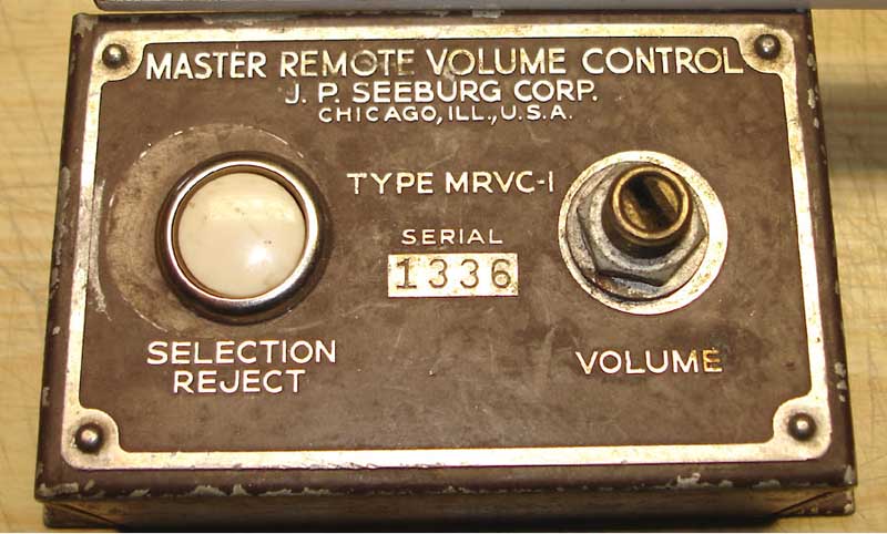 Jukebox-World Seeburg MRVC-a master Remote Volume Control