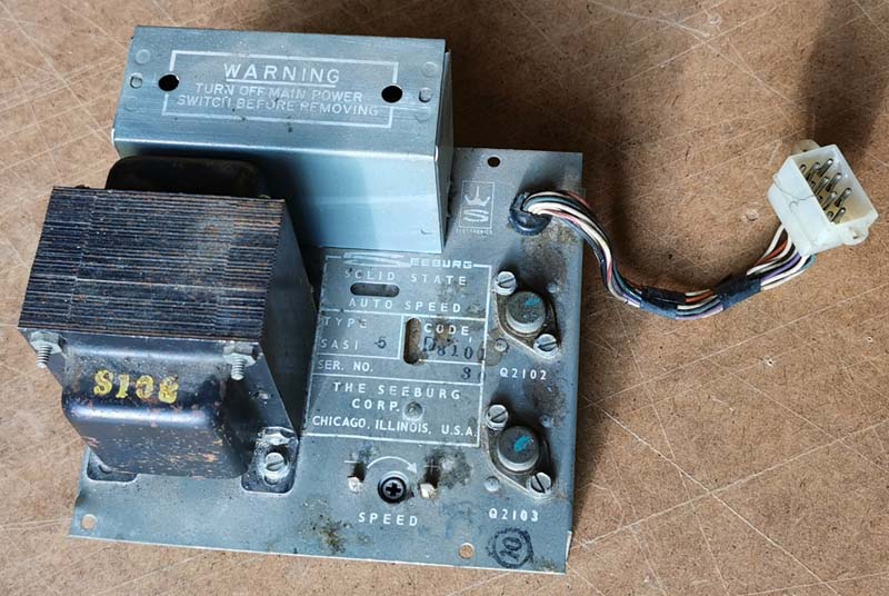 Spectra SAS1 Auto-Speed-Unit Seeburg