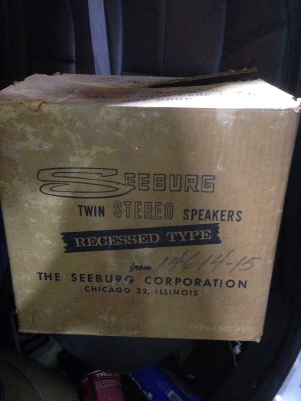 Seeburg TR1-8C1 TR1-8C2 Recessed Speaker