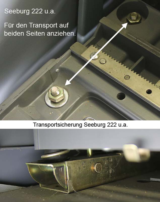 Seeburg Transportsicherung