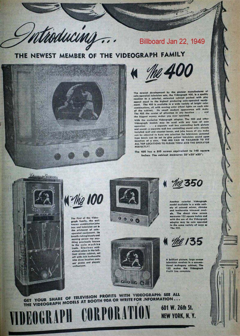 Videograph Telejuke No. 400 350 135