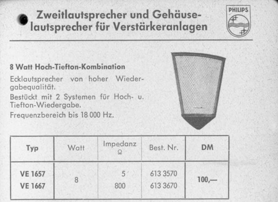 Philips VE 1657