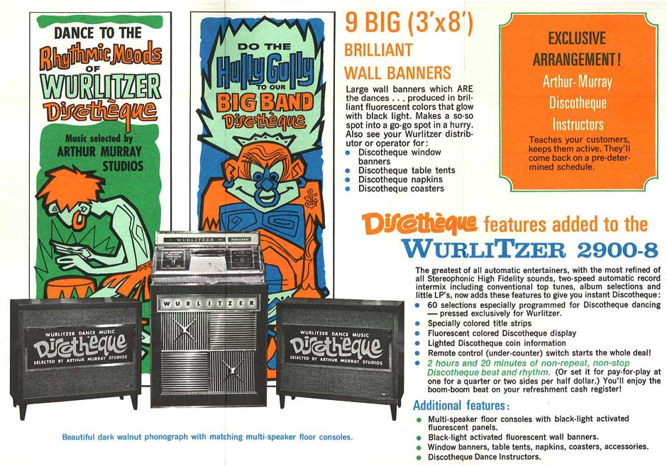 Wurlitzer 2900-8 Discothéque - Copyright