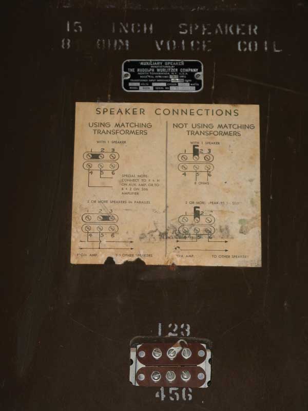 Wurlitzer 4008 - 4000 - 4004