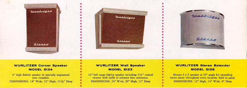 Wurlitzer Speaker 5122 5123 5124 5125 Jukebox Musikbox
