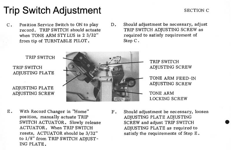 Wurlitzer Trip Switch