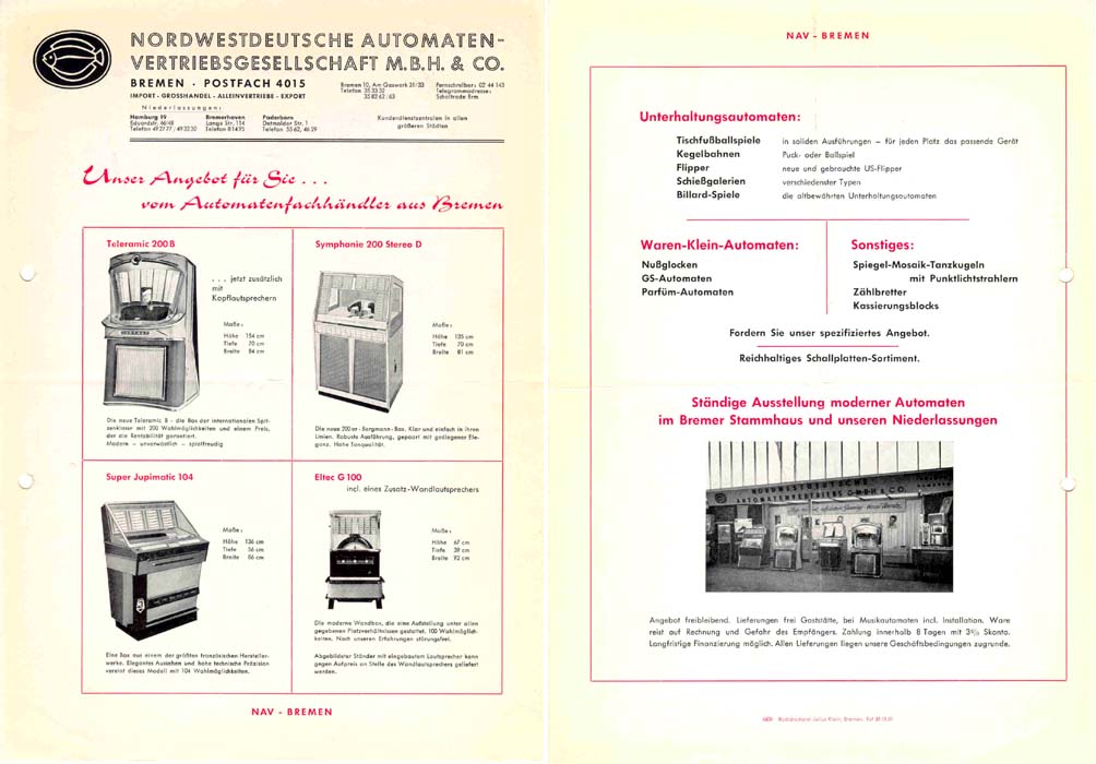Nordwestdeutsche Automatenvertriensgesellschaft NSV Bremen